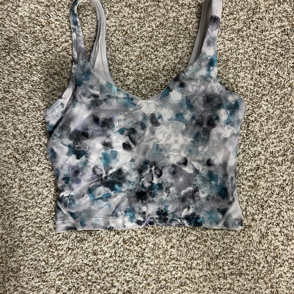 Floral Print Sports Bra